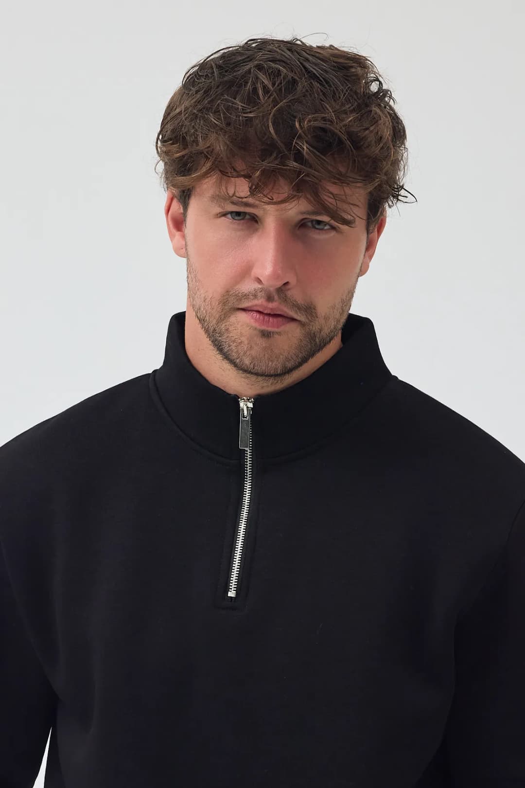 Yarım Fermuar Sweatshirt