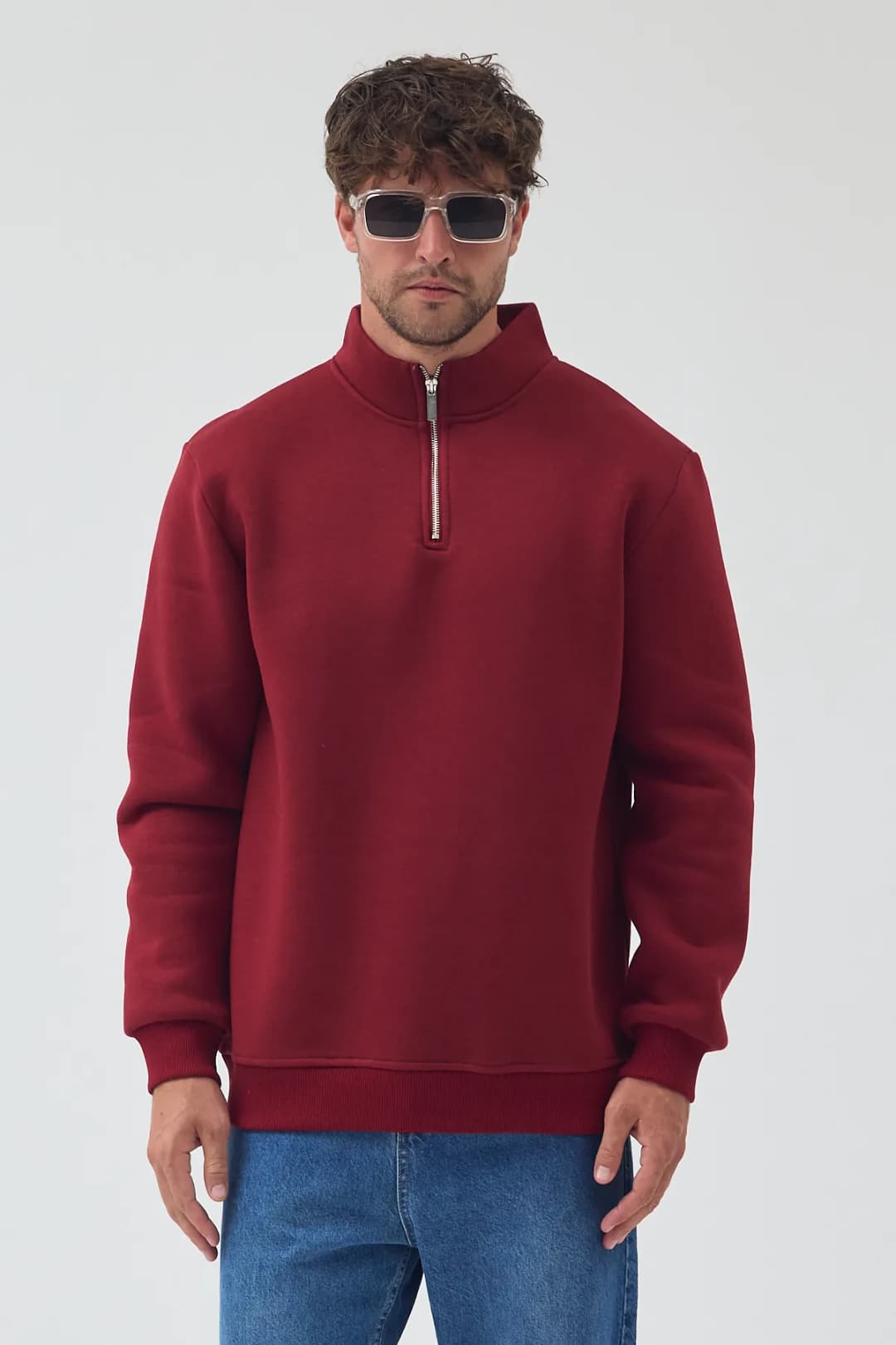 Yarım Fermuar Sweatshirt 2