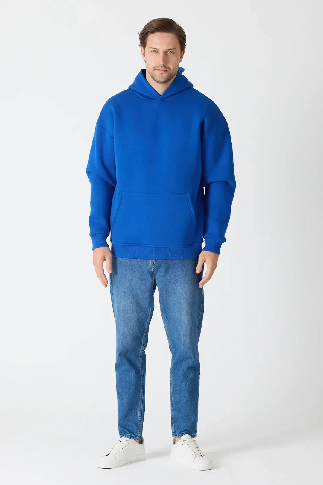 Basic Oversize Hoodie Sax Mavisi 3