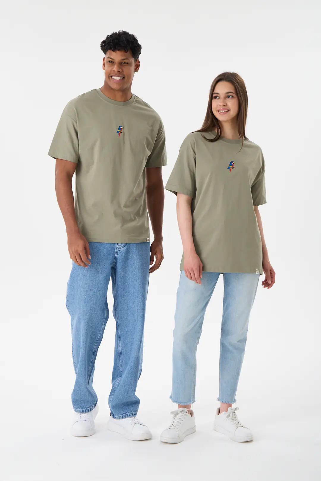 Papağan - Unisex Rahat Kalıp Tişört 2