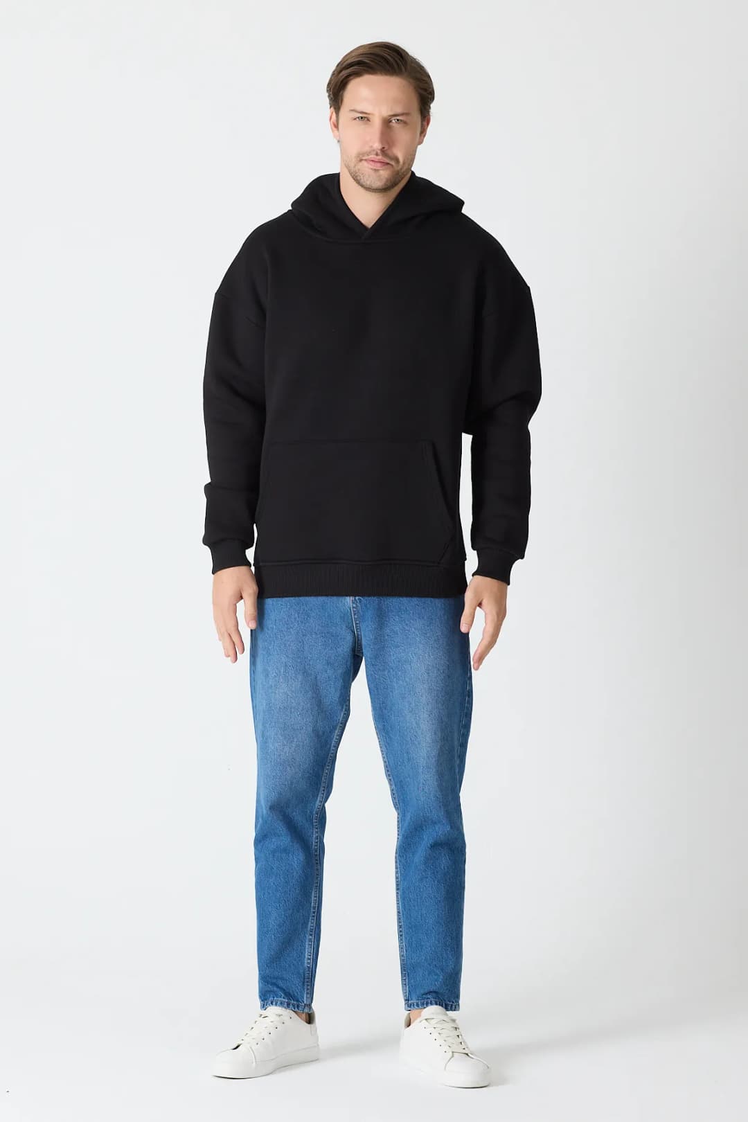 Unisex Oversize Hoodie - Siyah