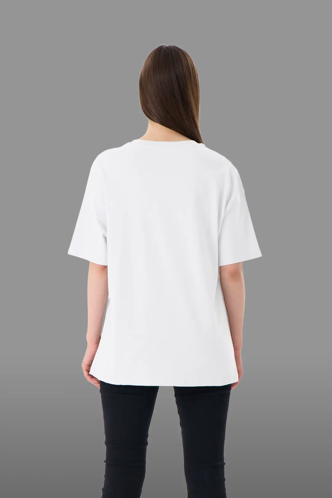 Basic Unisex Rahat Kalıp Tişört 4