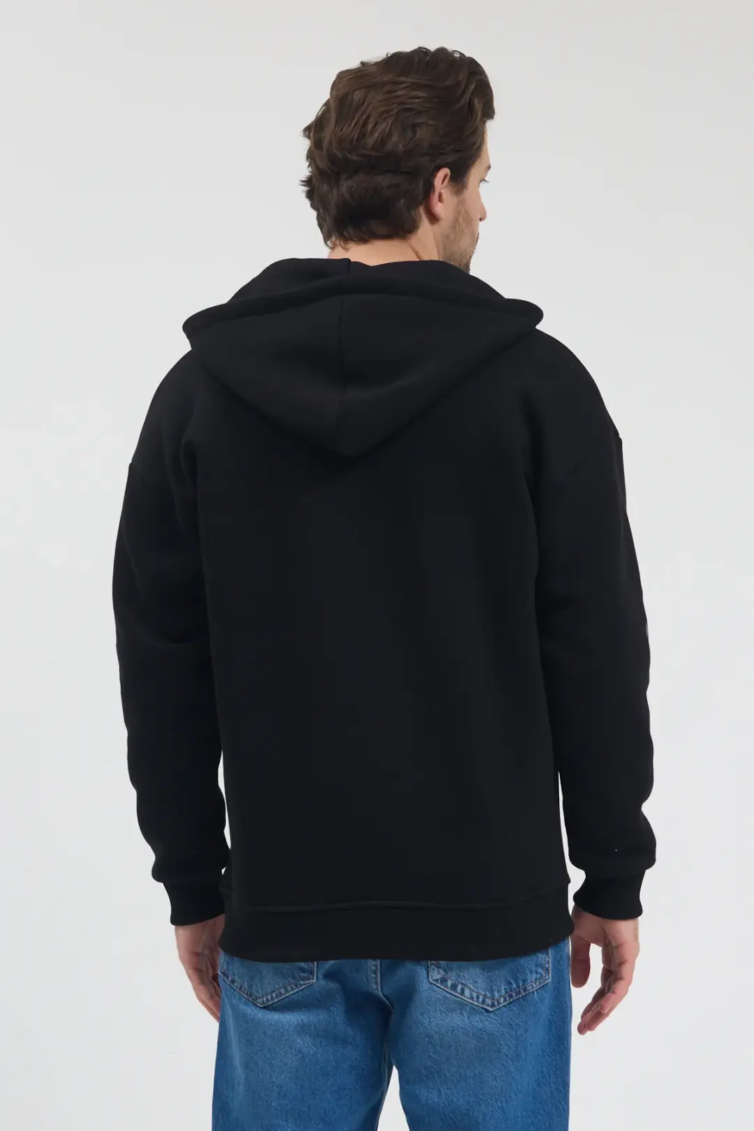 Unisex Oversize Kapşonlu - Siyah 2