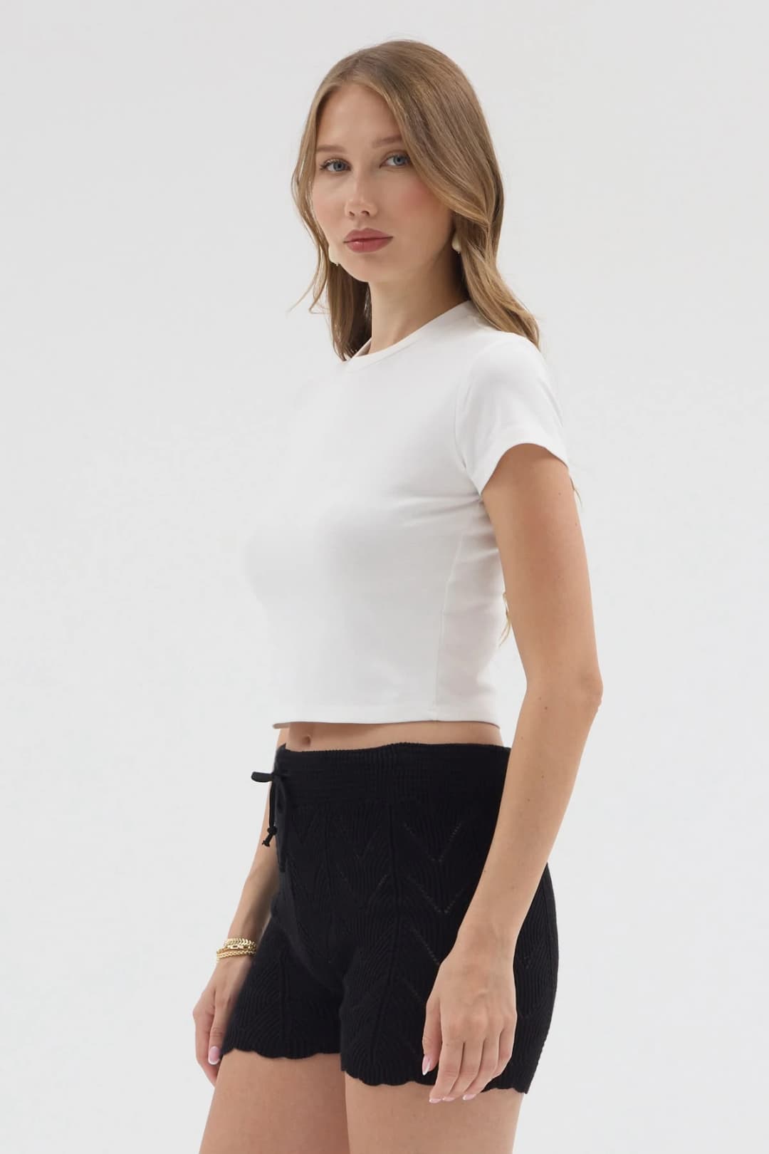 Basic Crop Ribana - Beyaz 3