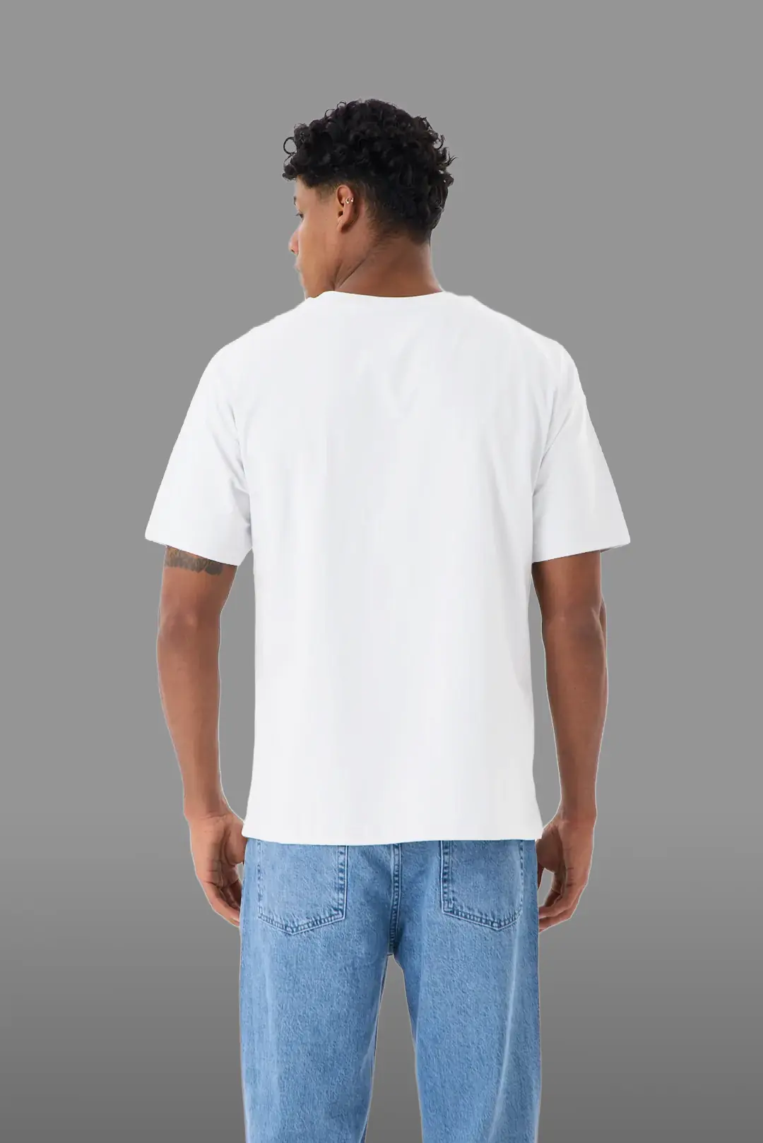 Basic Unisex Rahat Kalıp Tişört 5