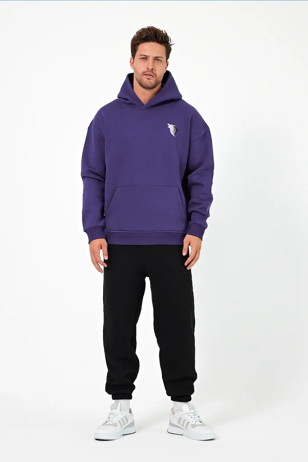 Kurt - Oversize Hoodie - Mor 3