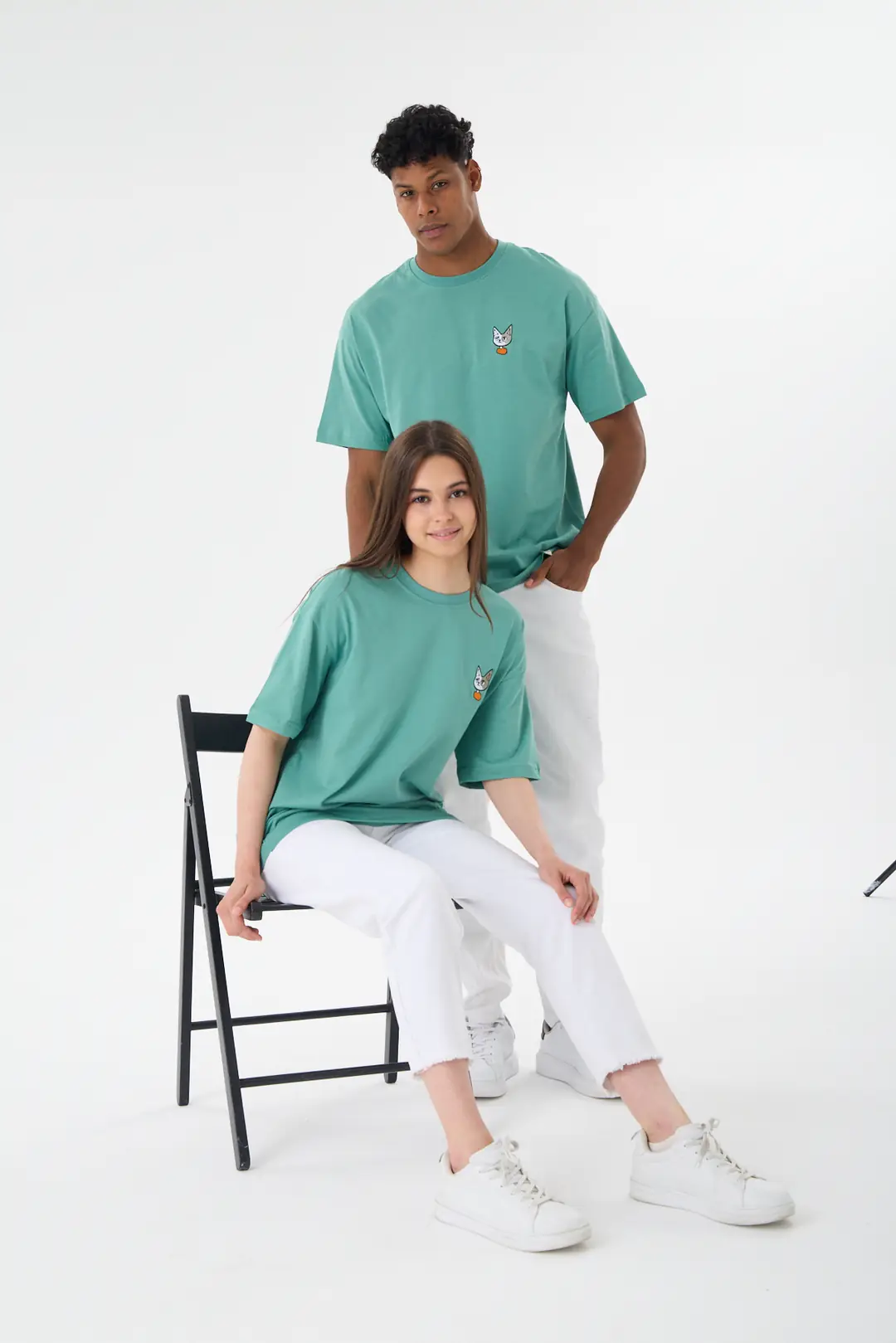 Nopcat - Unisex Rahat Kalıp Tişört 2