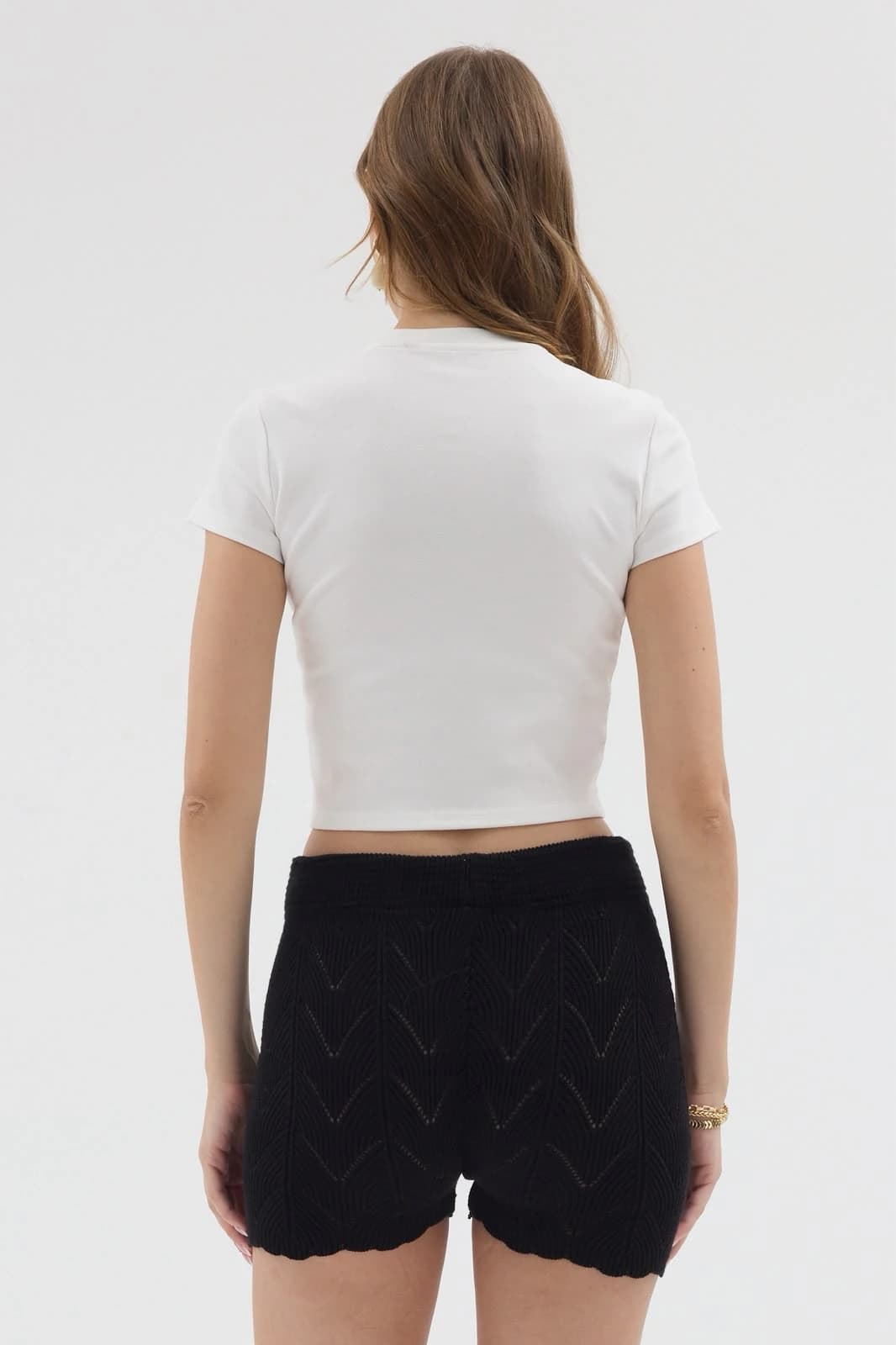 Basic Crop Ribana - Beyaz 5