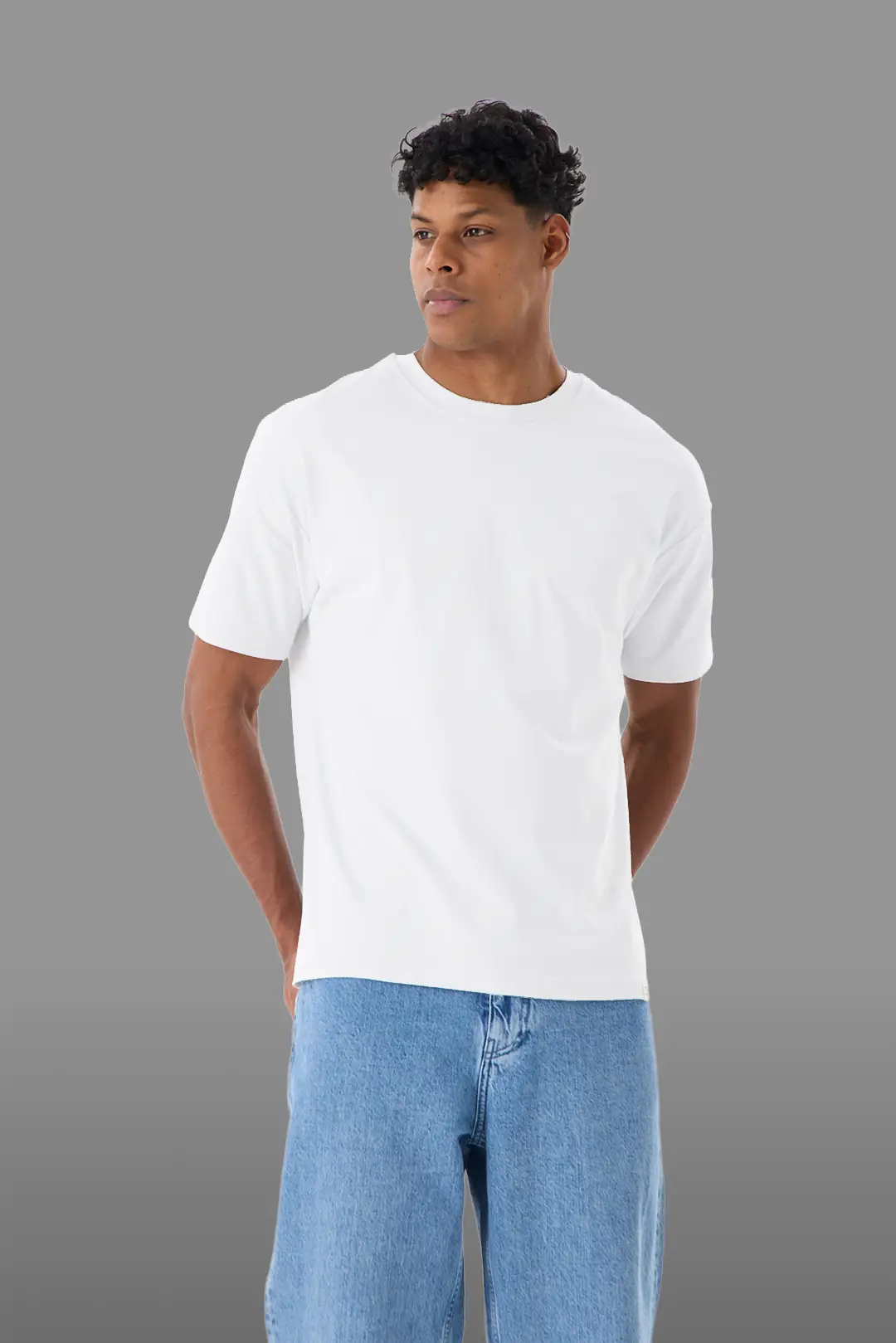 Basic Unisex Rahat Kalıp Tişört 2