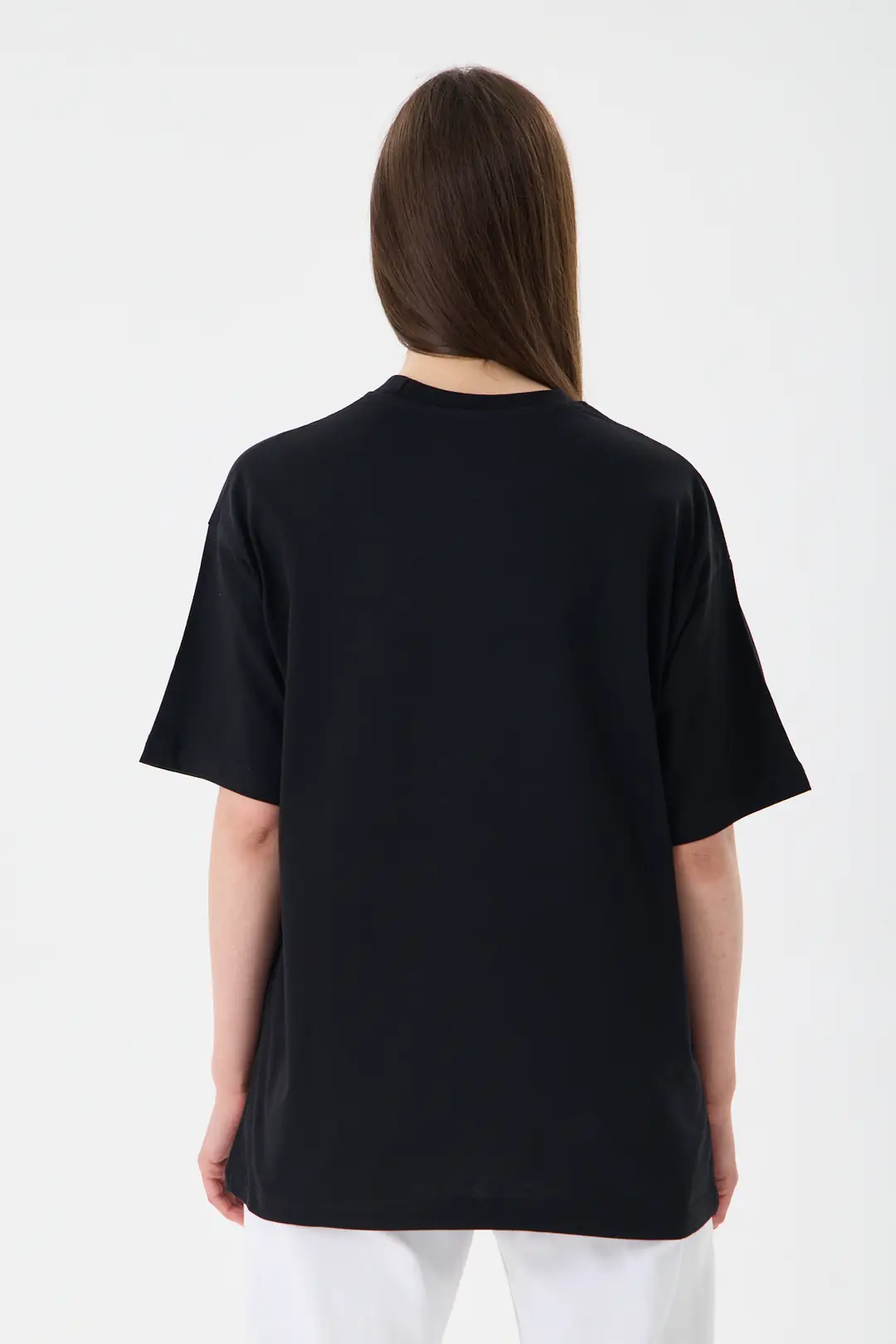 Pizza - Unisex Rahat Kalıp Tişört - Siyah 6