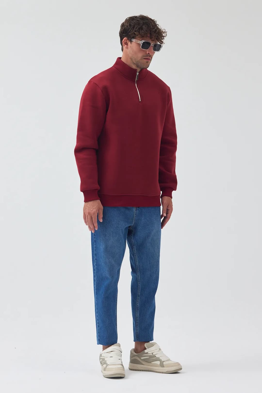 Yarım Fermuar Sweatshirt 4