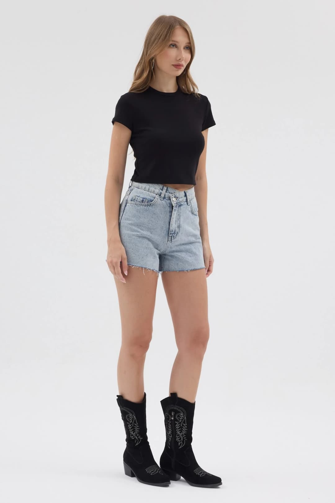Basic Crop Ribana - Siyah 4