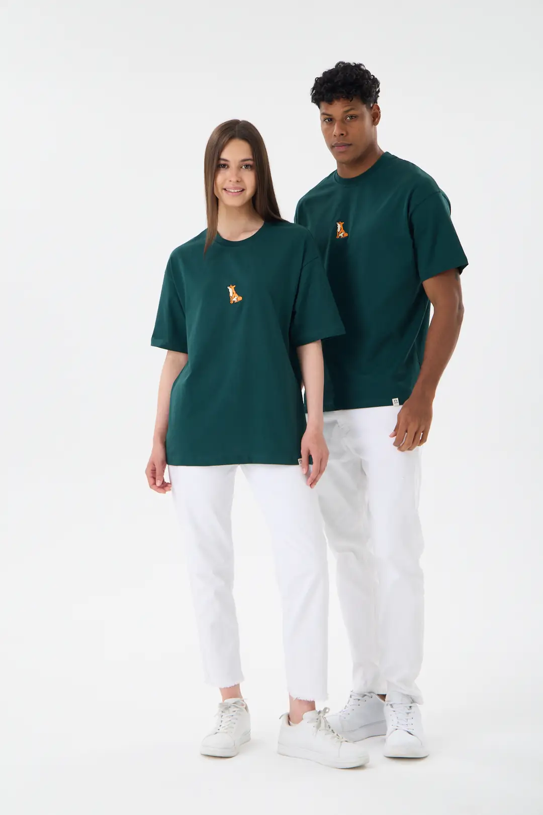Tilki - Unisex Rahat Kalıp Tişört 2