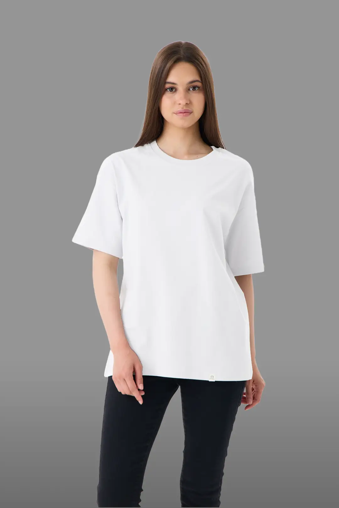 Basic Unisex Rahat Kalıp Tişört 3