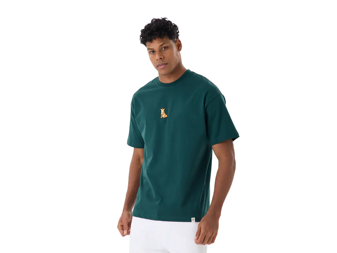 Tilki Unisex Rahat Kalıp Tişört